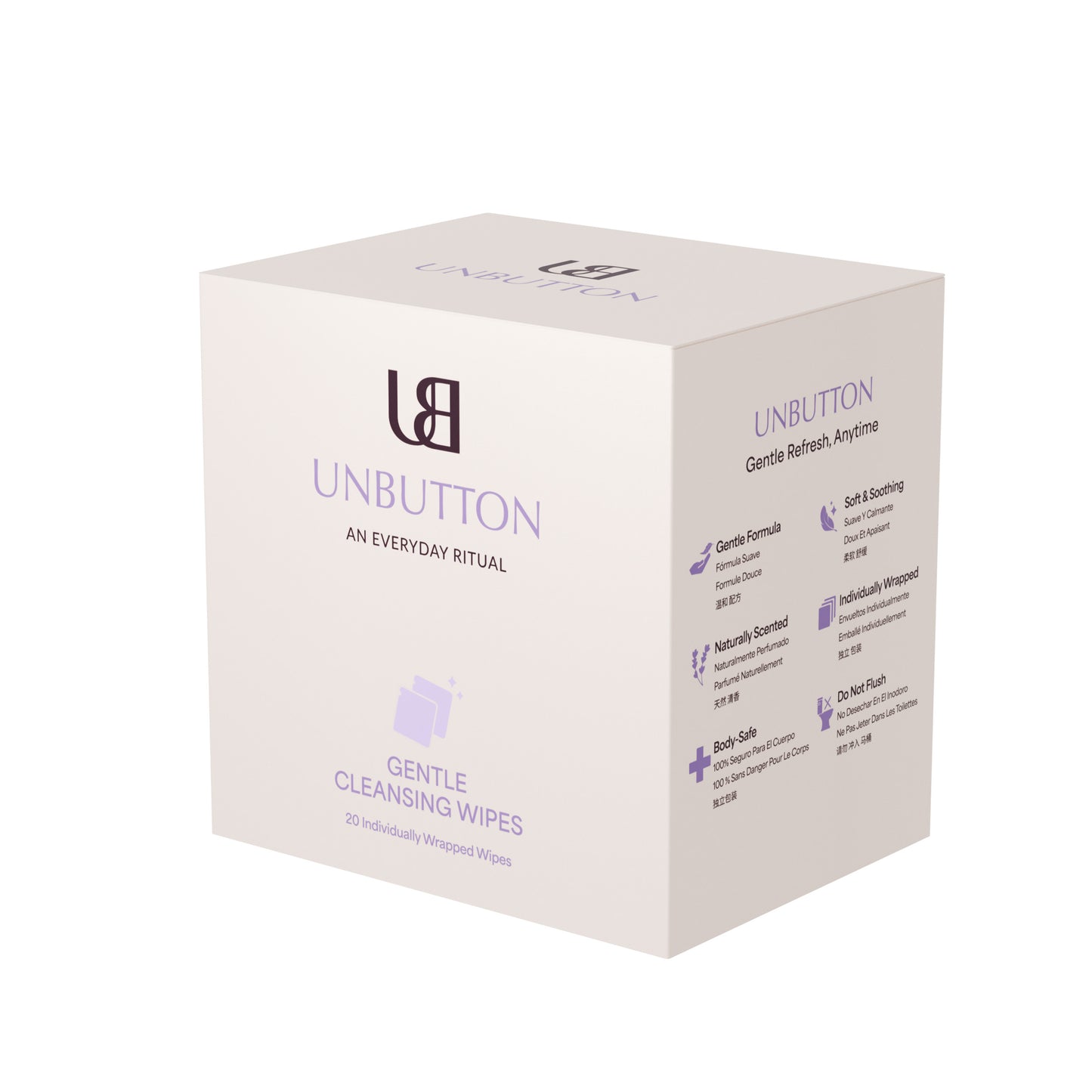 Natural Intimate Cleansing Wipes – pH Balanced, Personal Care for Sensitive Skin