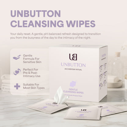 Natural Intimate Cleansing Wipes – pH Balanced, Personal Care for Sensitive Skin