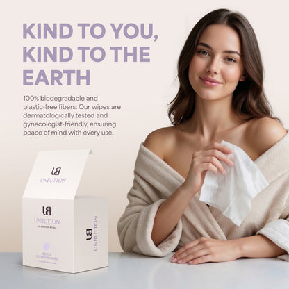 Natural Intimate Cleansing Wipes – pH Balanced, Personal Care for Sensitive Skin