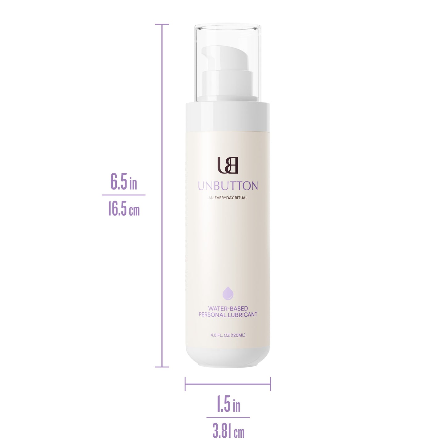 UnButton - Water-Based Personal Lubricant - 4.0 oz