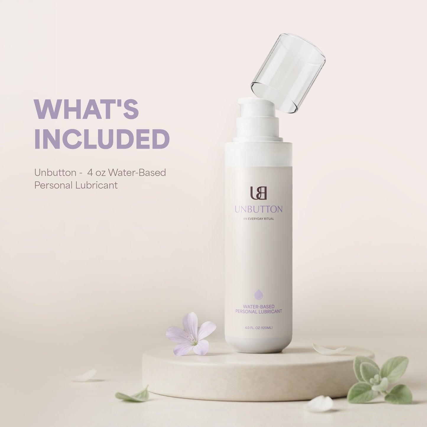 UnButton - Water-Based Personal Lubricant - 4.0 oz